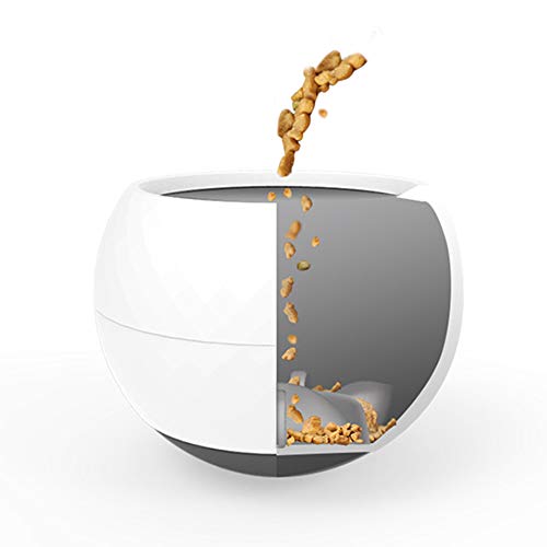 Anself els animal de estimação Pet Dog Feeder Slow Food Eating No Spill Pet Bowl Interativo Tumbler