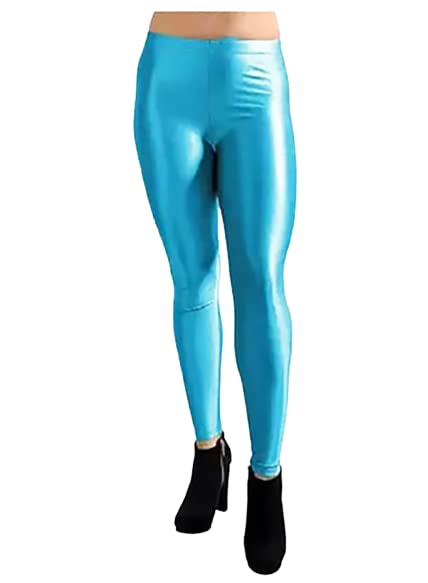 Image of Cron New Trend Shiny Churidar Leggings for Women and Girls (Pack of 1) CRN-20