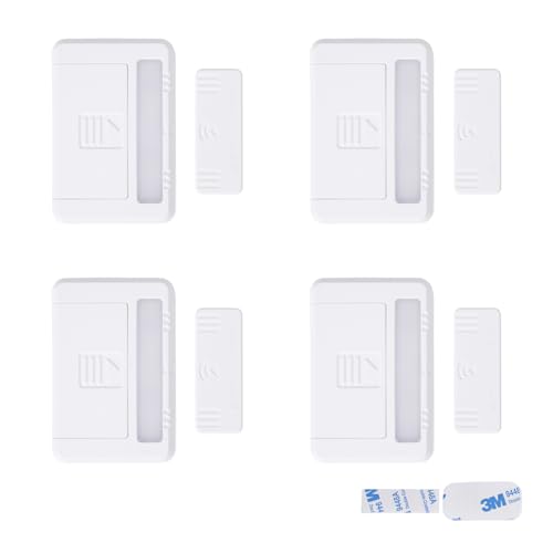 4 Pack Under Cabinet Light, Door Activated Sensor Led Inside Cabinet Lights Magnet Control Drawer...