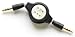 eTECH Collection 3 Pack of Retractable 3.5 mm Auxiliary Cable Cord,3.5mm to 3.5mm AUX Audio Cable,For Apple iPhone 6 Plus 5S/5C/5/4S/4, HTC ONE M7, M8... -- Free Shipping From USA
