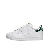 adidas Stan Smith J, Sneaker Unisex niños, Ftwr White Ftwr White Eqt Blue, 38 2/3 EU
