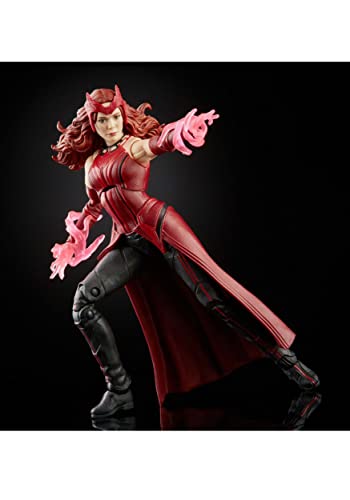 Marvel Legend Series F0324 WandaVision Scarlet Witch 6 Inch Action Figure with Genuine Build a Figure Parts