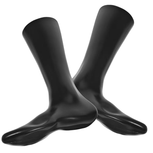 Ciieeo 2Pcs Foot Mannequin Sock Display Holders Models for Men Realistic Sock Presentation Design for Photography and Retail Use