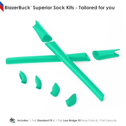 Image of BLAZERBUCK Replacement Sock Kits Earsocks & Nosepieces for Oakley Half Jacket XLJ Sunglass
