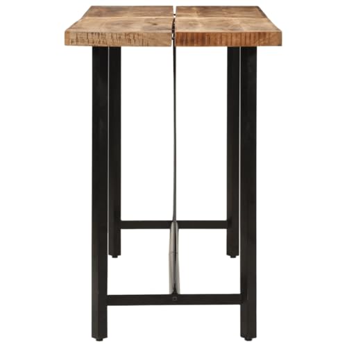 Table de Bar en Bois de Manguier Massif et Esprit Bistrot - 4