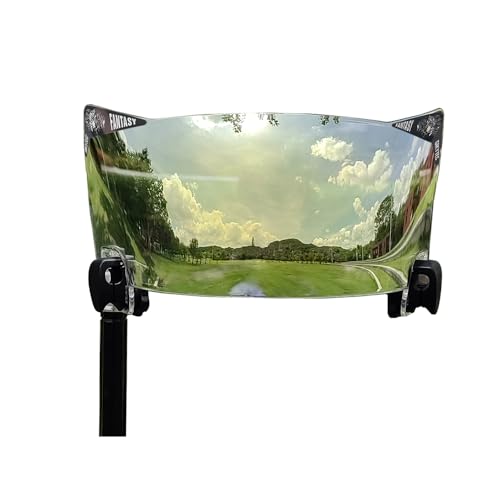 Football Helmet Visor Anti-Fog Scratch Resistant Used for riddell Speed Flex Helmet - Football for Youth & Adult (revo Clear Gold)