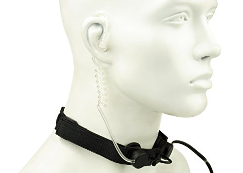 Bowman Throat Mic Adapter for Style EVO III Dual Side Headset Tactical Detective