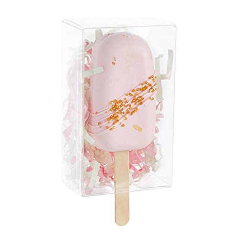 Cakesicle Treat Boxes, Clear Dessert Gift Box for Cake Pop Favors (3.7 x 2.2 In, 50 Pack) Cakesicle Treat Boxes, Clear Dessert Gift Box for Cake Pop Favors (3.7 x 2.2 In, 50 Pack)