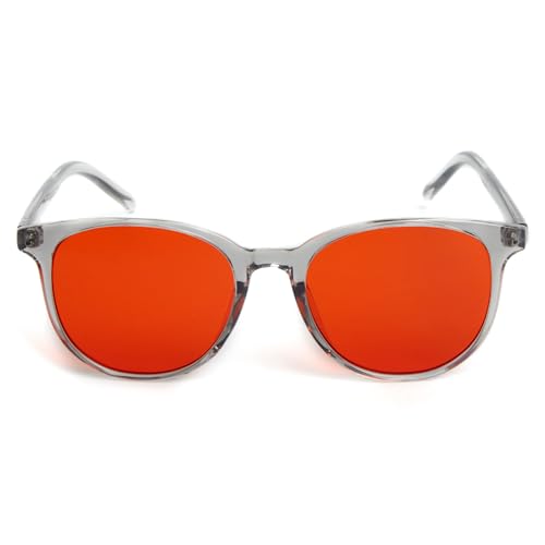 Image of ULTRAHUMAN Blue Light-Blocking Glasses (Night) | Improve Sleep Quality | Enhance Productivity | Reduce Eye Strain, Elegant Eyewear for Computer, Gaming, & Reading