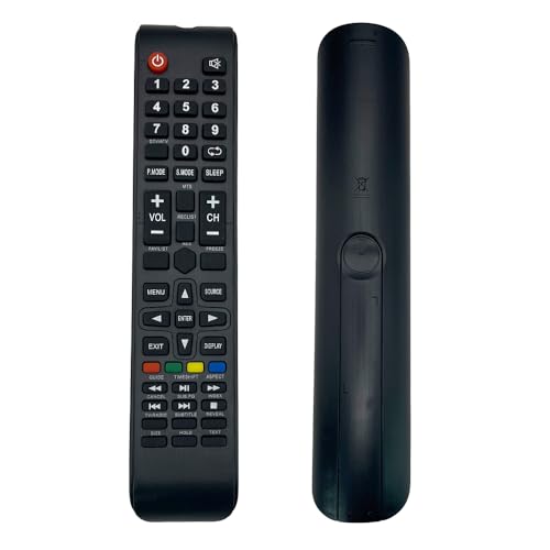 IOOIQQ Télécommande pour téléviseur Continental Edison modèle : CELED434K1018B6, LE-43Z1UD, CELED434K1018B6, CELED584K19B6