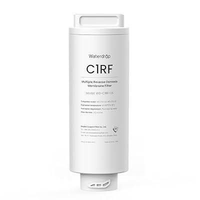 Waterdrop WD-C1RF Filter, Replacement for WD-C1S and WD-C1H Countertop CoreRO System, 12-month Lifetime