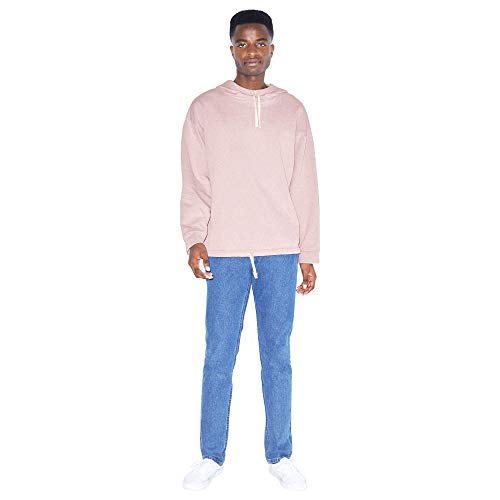 American Apparel Men's French Terry Long Sleeve Drawstring Hoodie4