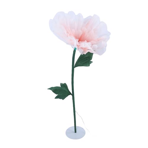 OEBUAFI Electric Silk Flower with LED Light, Artificial Wedding Flower