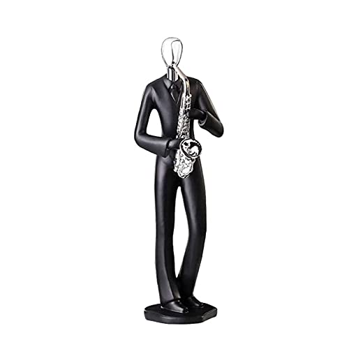 Statue personnage musical en résine ornement de table pour cadeau mélomane