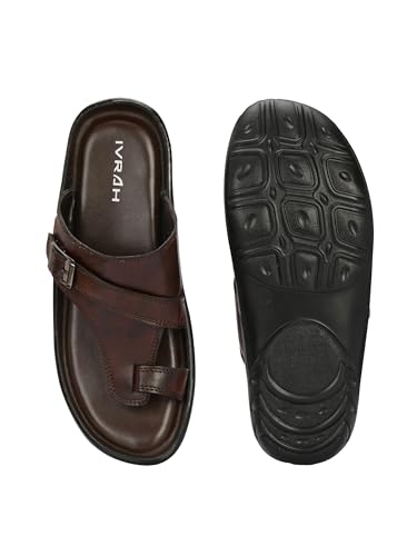 Image of IVRAH Synthetic Leather Sandal Lightweight and Comfortable Footwear for Men
