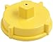 Dixon 4" NST CAP WITH WEEP HOLE YELLOW ABS THERMOPLASTIC, NO CHN (PFCW400F-Y)