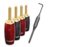 Audioquest - 500 Series - Banana Connectors - Gold - Set of 6