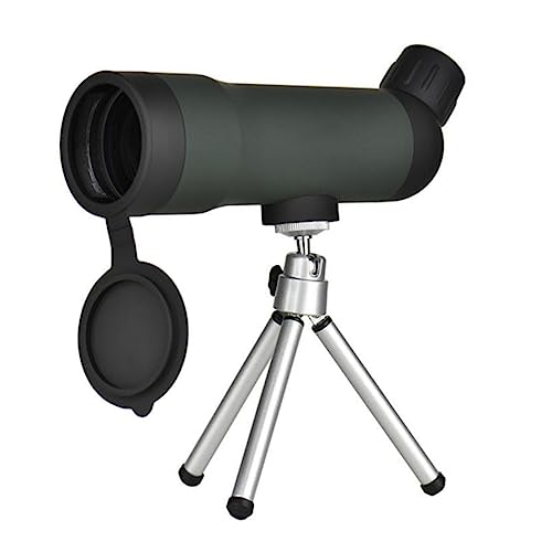 FELTECHELECTR Retractable Tripod Stand Waterproof 20x50mm Telescope Night Vision Scope for Adults for Hiking Random