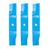 ILONPA (3) Hi Lift Mulchmesser-Set für Cub Cadet 01005336 01005336P 02005017 742-04417 942-04417, MTD 19A70037OEM mit 121,9 cm Mulch-Kit