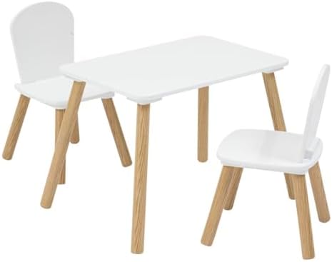 Atmosphera - Conjunto de Mesa y sillas Infantiles Alex - 3 Piezas...