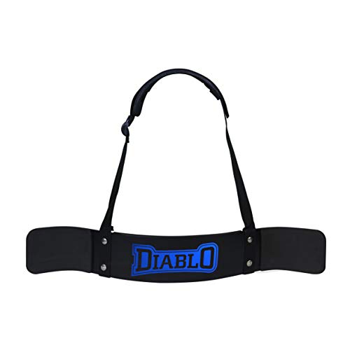 Image of Diablo Muscle Arms Bicep Builder Arm Blaster Arm Machine with Heavy Duty Fitness Padded Strap for Men & Women (Dark Blue)