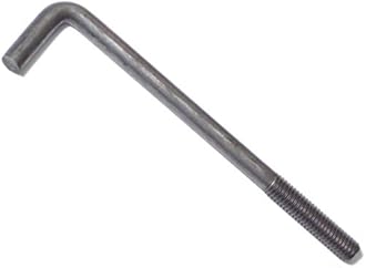 Hard to Find Fastener Hot Dip Galvanized Anchor Bolts, Sturdy Steel Anchors for Concrete, Cement, Asphalt in Construction, 1/2-13 x 16, Pack of 25