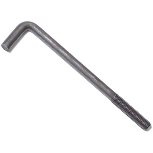 Hard to Find Fastener Hot Dip Galvanized Anchor Bolts, Sturdy Steel Anchors for Concrete, Cement, Asphalt in Construction, 1/2-13 x 16, Pack of 25