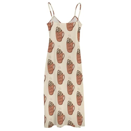 Robe de plage grande taille fluide et légère couleur beige - 5