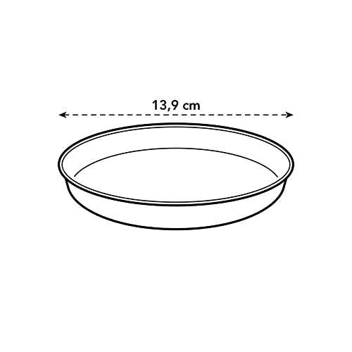 Elho Loft Urban Saucer Round Sottovaso, Blu, 14 CM...