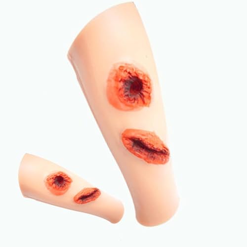 Modèle de simulation d'emballage de plaie de jambe et de lacération pour premier secours