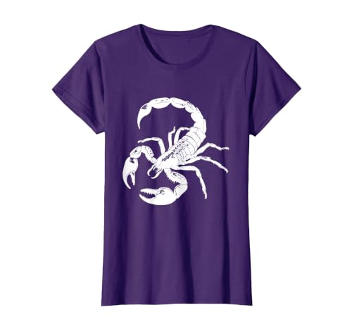 Scorpion Graphic T-Shirt, Women, Purple, Large