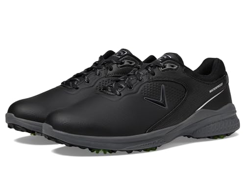 Callaway Men'S Solana Trx V3 Golf Shoe, A Black Spiked Golf Shoe Providing Maximum Stability
