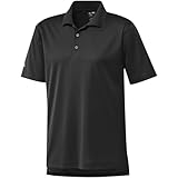 adidas Men's Climalite Basic Short-Sleeve Golf Polo-Black-XL