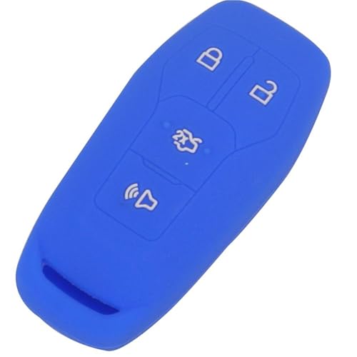 Étui en silicone pour clé Ford Edge Escape Focus protection de télécommande à 4 boutons - 3