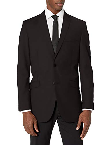 Adolfo Men's Slim Fit Micro Tech Suit Jacket