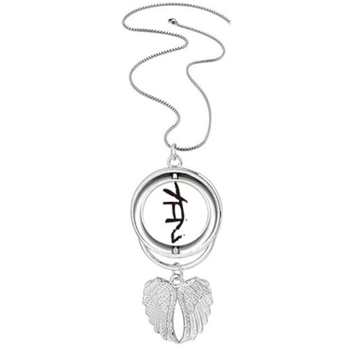 Collier pendentif ailes d'ange et zodiaque chinois, le cadeau idéal et symbolique