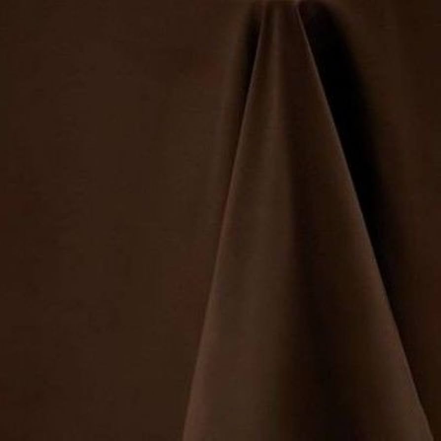 Amazon｜モカブラウン 長方形テーブルクロス - 132cm x 163cm