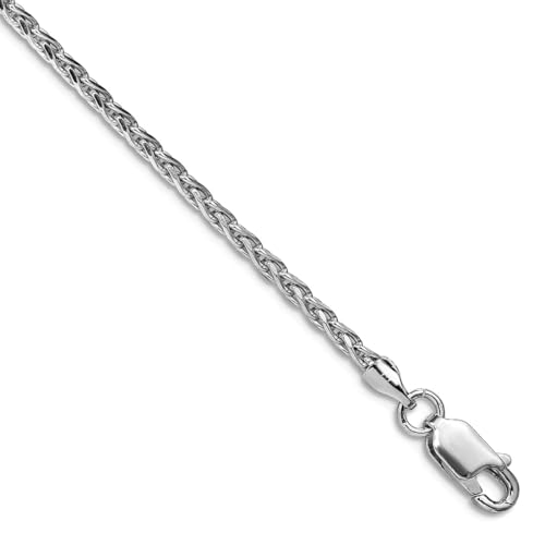 Chaîne Spiga argent 925 rhodié 2mm : le bijou idéal du quotidien chic