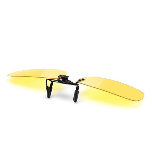 Image of MERRY'S Polarized Clip on Sunglasses Flip Up Metal Clip Attachments for Prescription Glasses