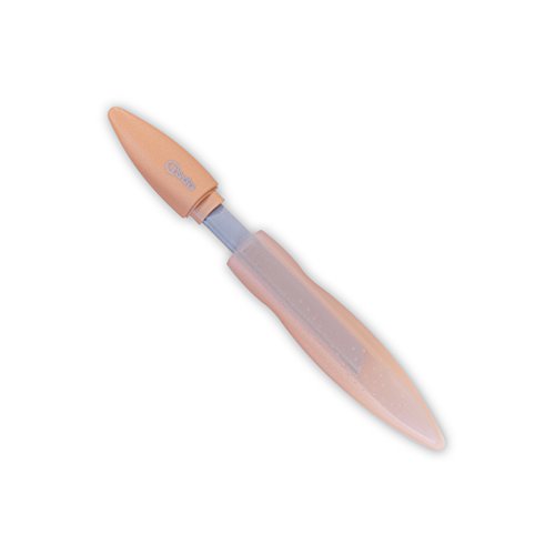 Preisvergleich Produktbild CREDO Keramik-Nagelfeile Apricot, 3 Feilflächen