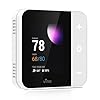 Vine Thermostat for Home with Touchscreen Color Display, WiFi Smart Thermostat Compatible with Alexa and Google Assistant, 7day/8period Programmable, Energy Saving, C-Wire Required, Screen Size 2.8″