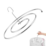 Appendino per lenzuola in acciaio inox, appendiabiti per copriletti, scaffale per asciugare i copridivani con strato di scialle, organizer per biancheria