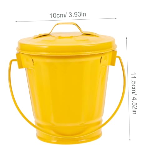 Cabilock caneca de metal vintage para escritorio miniatura 2