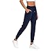 COMEOR Jogginghose Damen - Baumwolle Sporthose Lang Warme Trainingshosen, Frauen Freizeithosen, Sweatpants mit Regular Passform für Fitness, Yoga, Freizeit (Dunkelblau S)