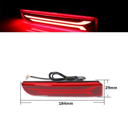 Feu stop arrière Mitsubishi Evolution X 2008-2017 rouge MR515741 - 4