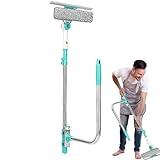 Strumento Lavavetri Retrattile - Tergivetro in Alluminio, Manico Estensibile, Testina Rotante a 180 Gradi, Tergicristallo per Porta in Della Doccia, Spazzola per Lavare Le Finestre | Detergente