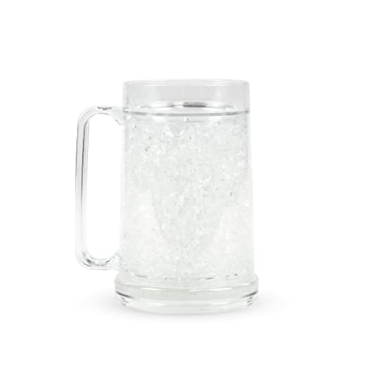 Freezer Mug - Double Wall -16oz. Capacity - Clear