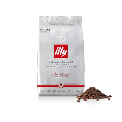 illy Whole Bean Coffee - Perfectly Roasted Beans – Classico Mediu...
