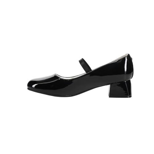 NINA Kids Girls Tevi Round Toe Mary Jane Pumps Flats - Black3