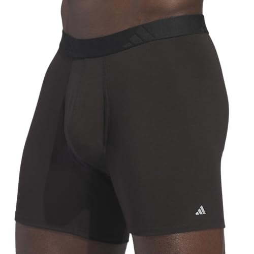 adidas Men's Boxer Brief Underwear 3-Pack – Luxe Comfort Ultra Soft Rayon Blend3